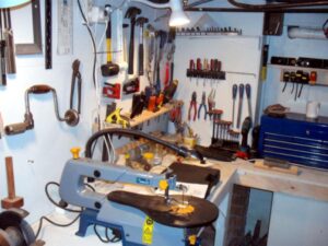 My older Tooline Scroll Saw.